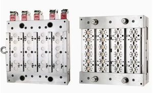 Molde de inyección de tapa a presión de múltiples cavidades