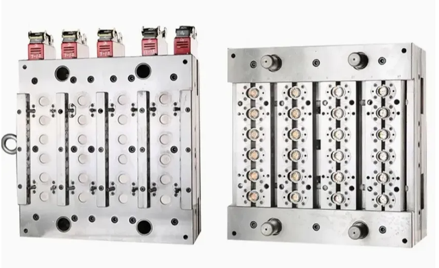 Molde de inyección de tapa a presión de múltiples cavidades